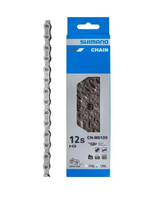 Corrente Shimano CN-M6100 Deore 12V 126 Elos